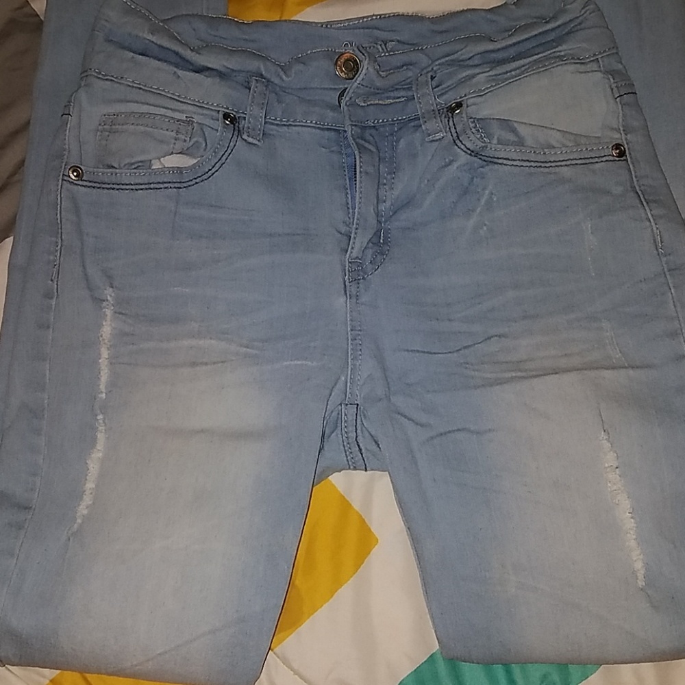 Skinny high-waisted jeans size 3